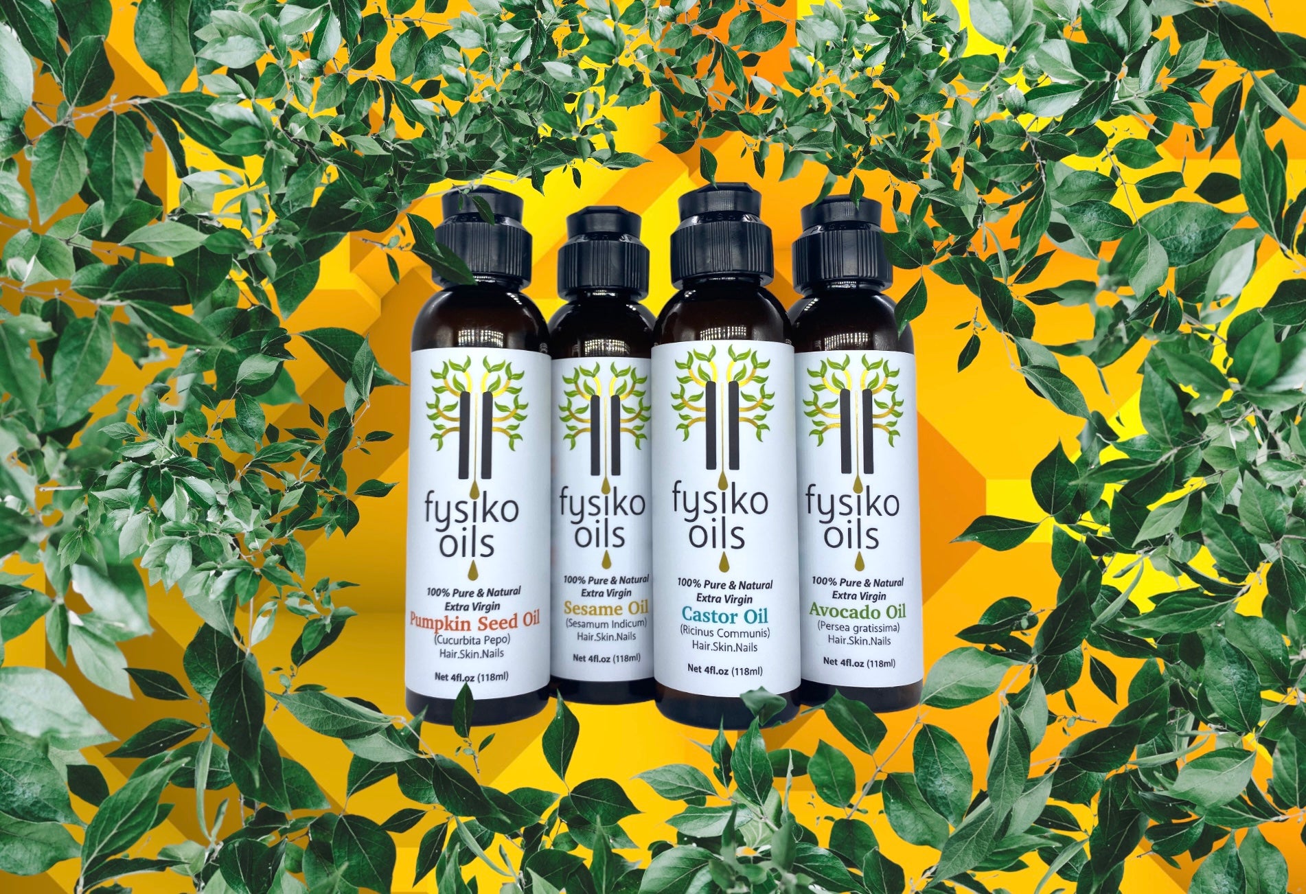 Organic Carrier Oils for Healthy Hair, Skin & Nails at Fysiko Oils.